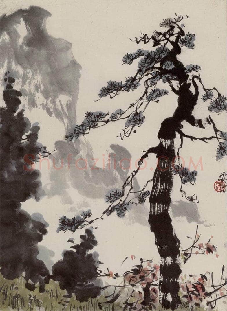 1937年 张安治 桂林山中 书画作品