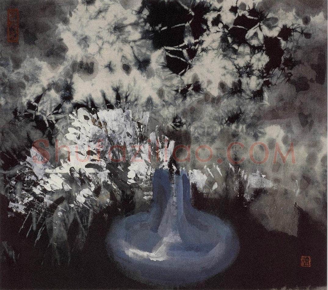 1985年 徐希 《瓶花》 书画作品