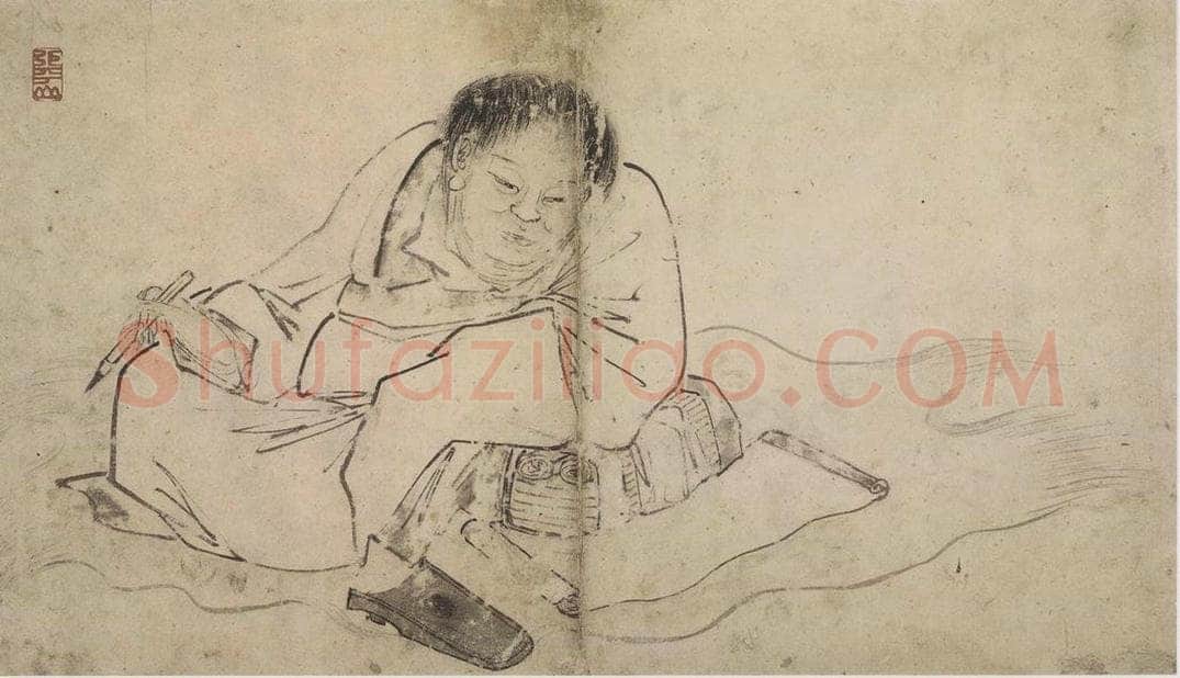 明 张路 《张路人物山水图册》 书画作品