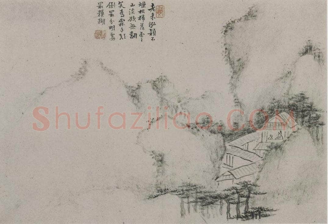 清 戴本孝 《戴本孝山水图册》 书画作品