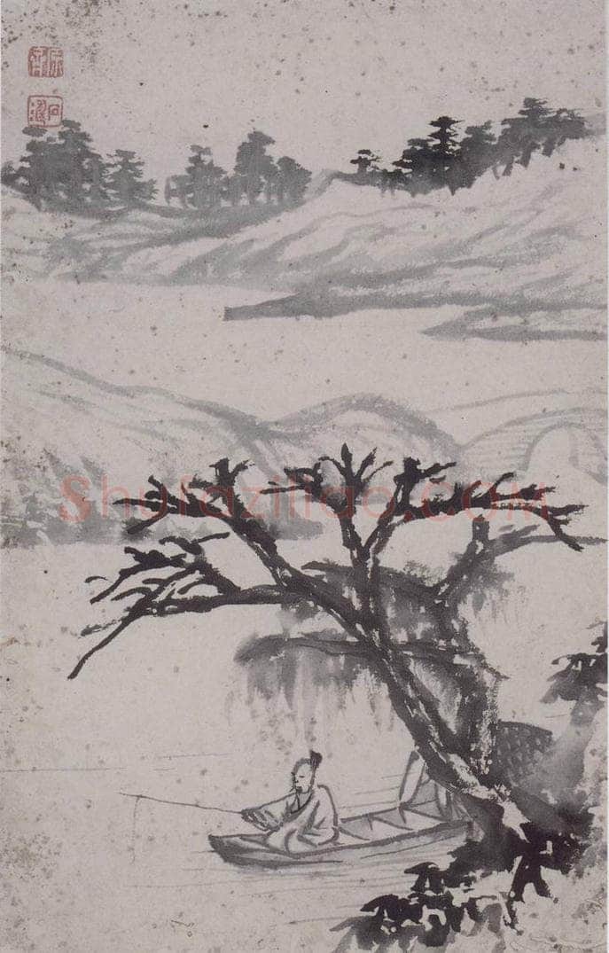 清 石涛 《石涛山水图册》 书画作品