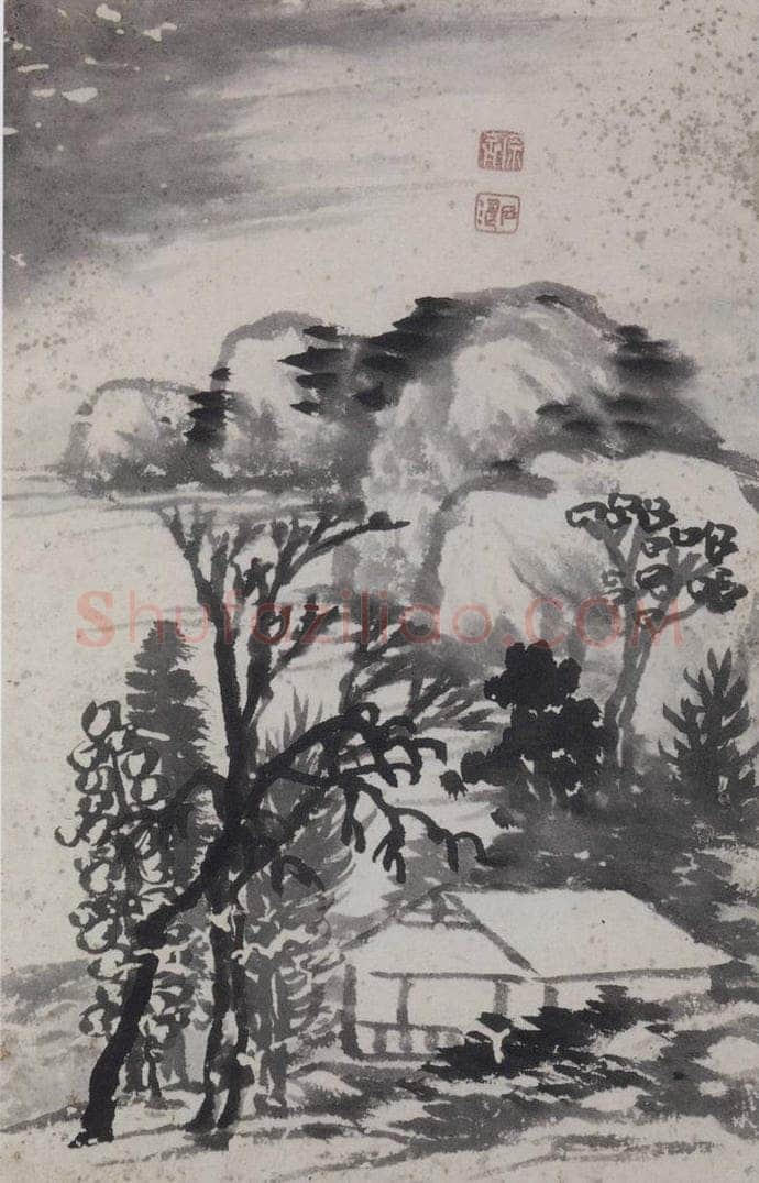 清 石涛 《石涛山水图册》 书画作品