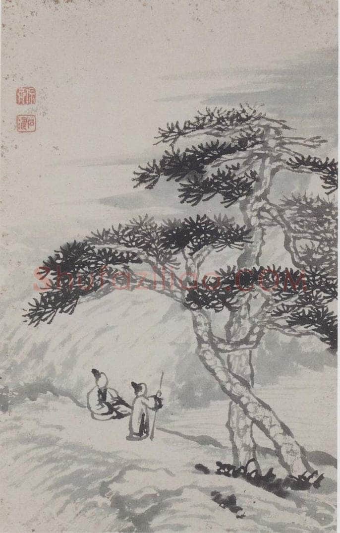 清 石涛 《石涛山水图册》 书画作品