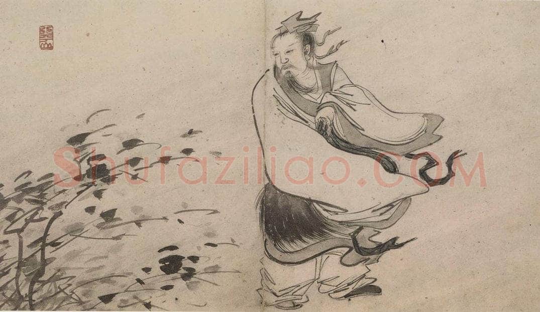 明 张路 《张路人物山水图册》 书画作品
