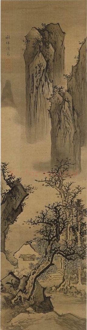 清 上官周 《上官周山水图屏》 书画作品