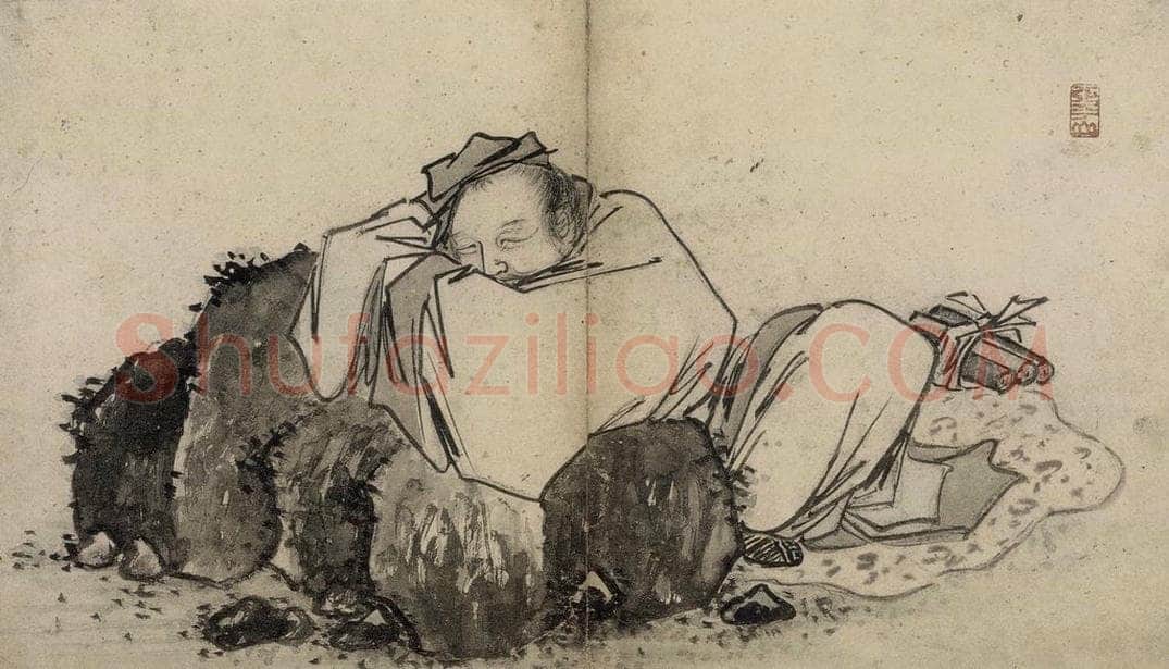 明 张路 《张路人物山水图册》 书画作品