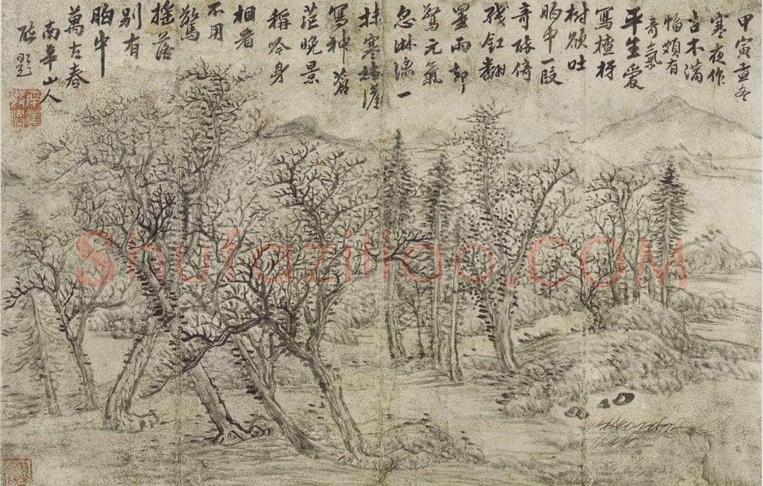 清 张鹏翀 《张鹏翀书画册》 书画作品