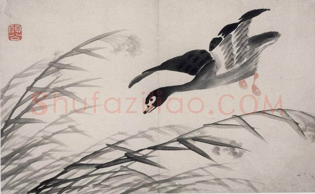 清 边寿民 《边寿民芦雁图册》 书画作品