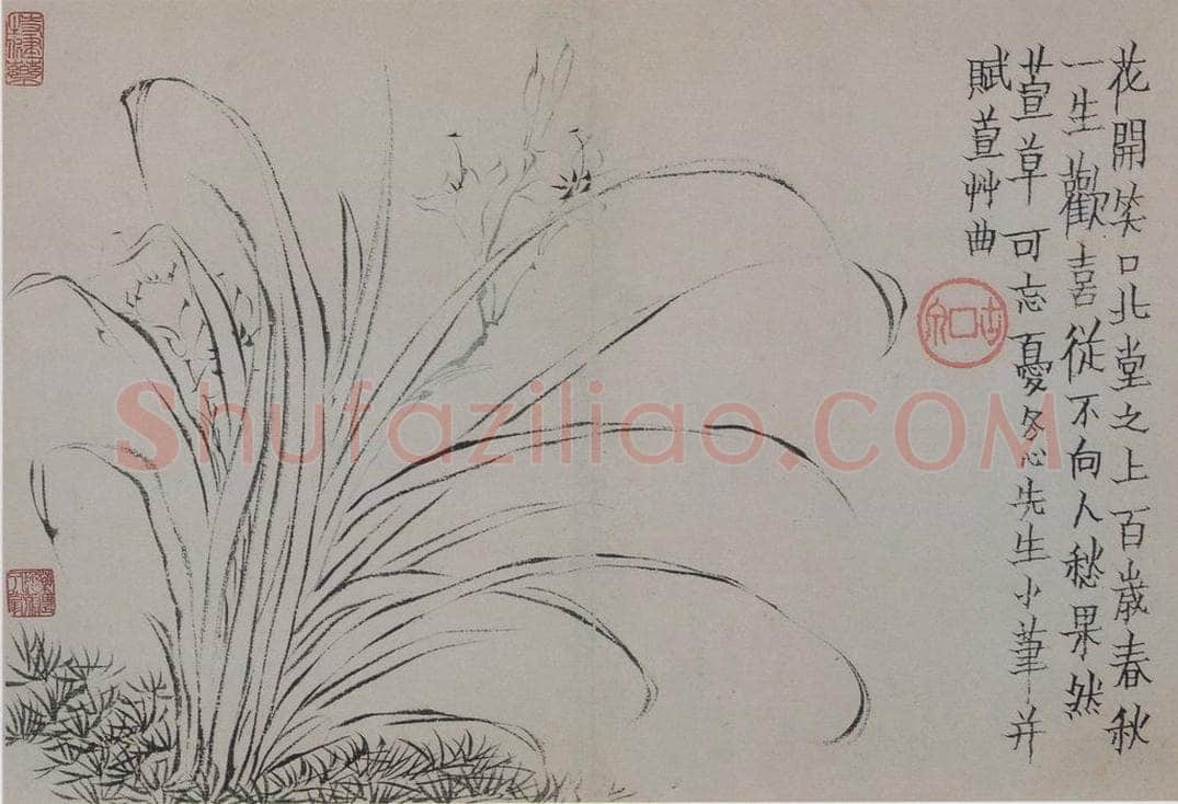 清 金农 《金农杂画图册》 书画作品