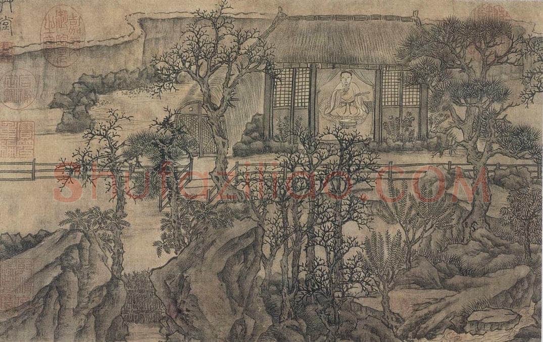 明 谢时臣 《谢时臣仿庐鸿草堂十景图册》 书画作品