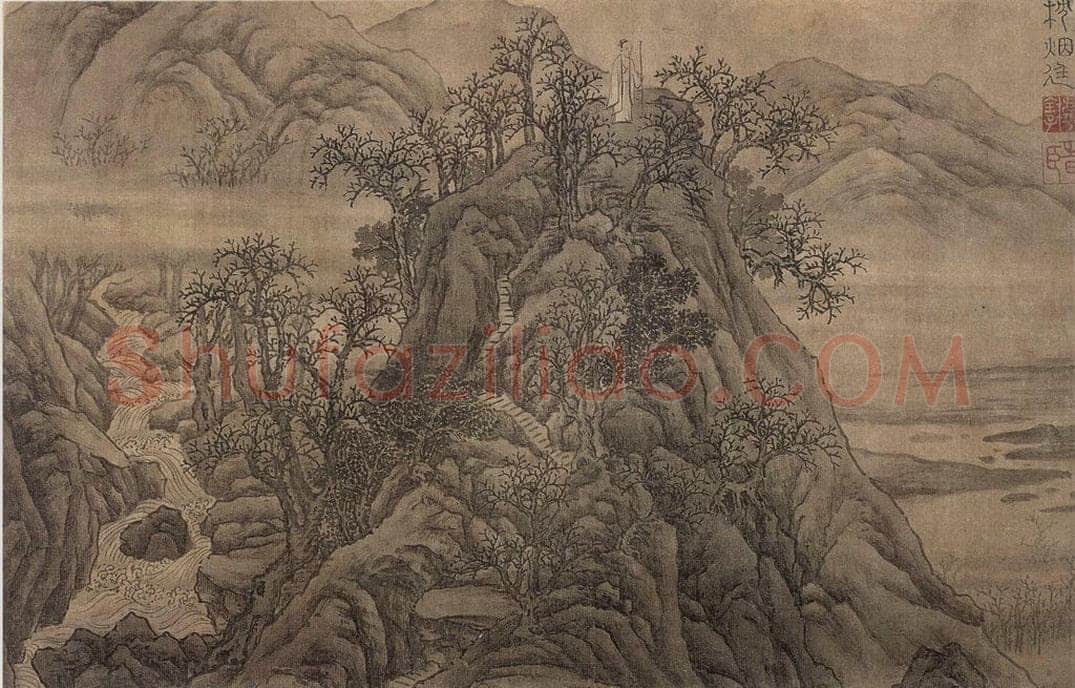 明 谢时臣 《谢时臣仿庐鸿草堂十景图册》 书画作品