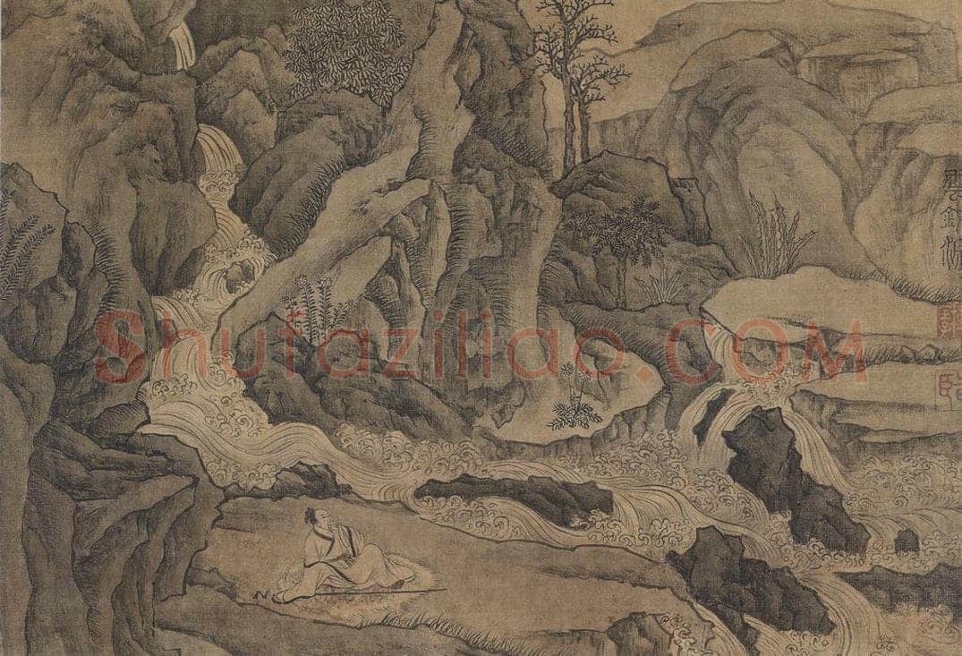 明 谢时臣 《谢时臣仿庐鸿草堂十景图册》 书画作品