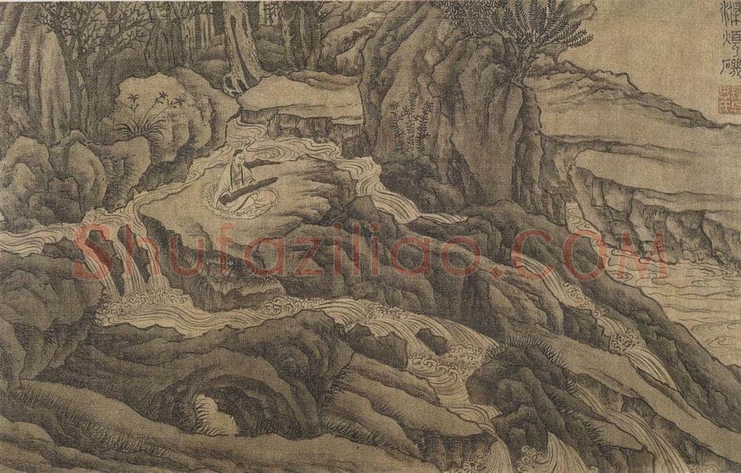 明 谢时臣 《谢时臣仿庐鸿草堂十景图册》 书画作品