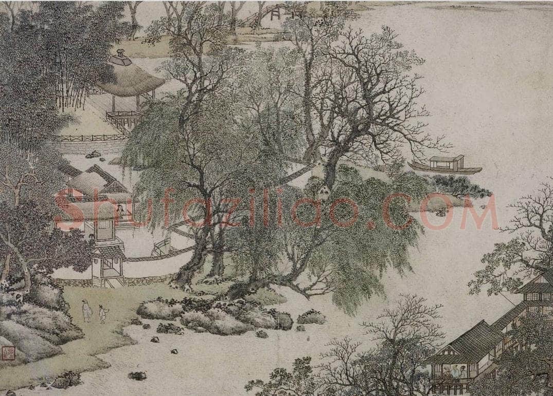 清 蔡嘉 《蔡嘉山水图册》 书画作品