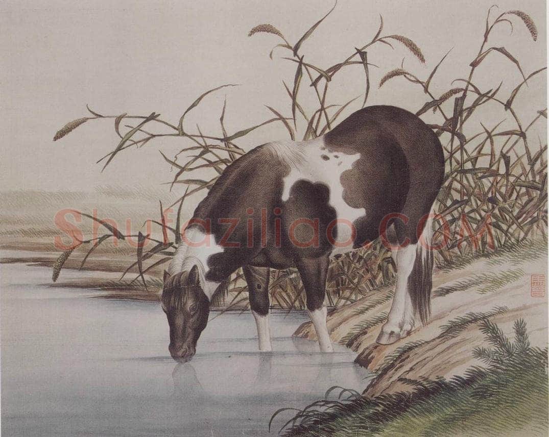 1923年 马晉 《马晉骏马图册》 书画作品