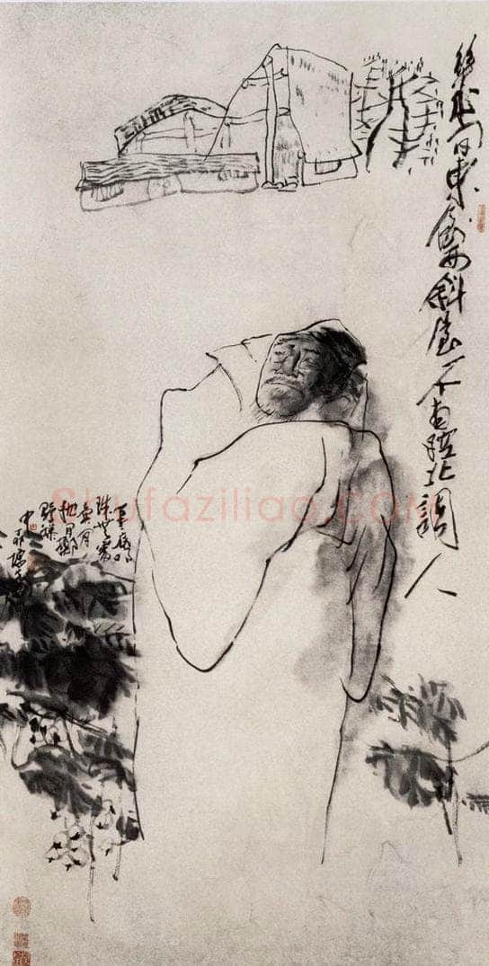 1987年 方增先 《徐渭》 书画作品