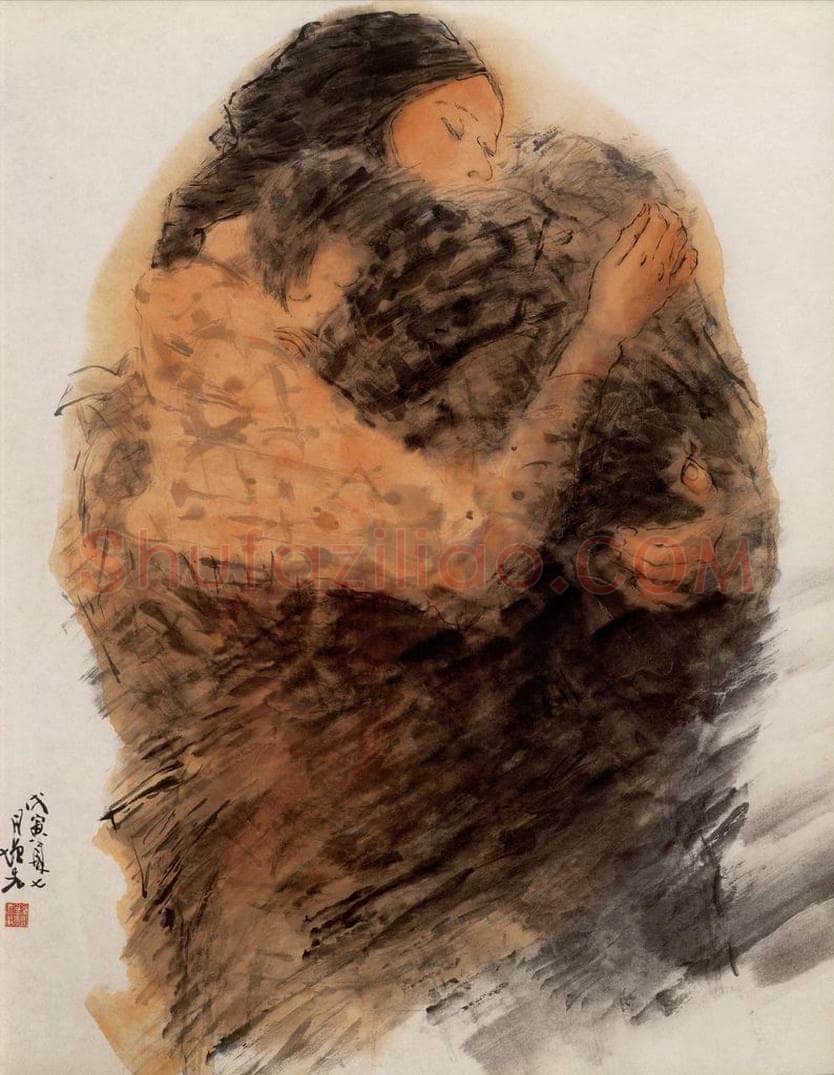 1998年 方增先 《催眠曲》 书画作品