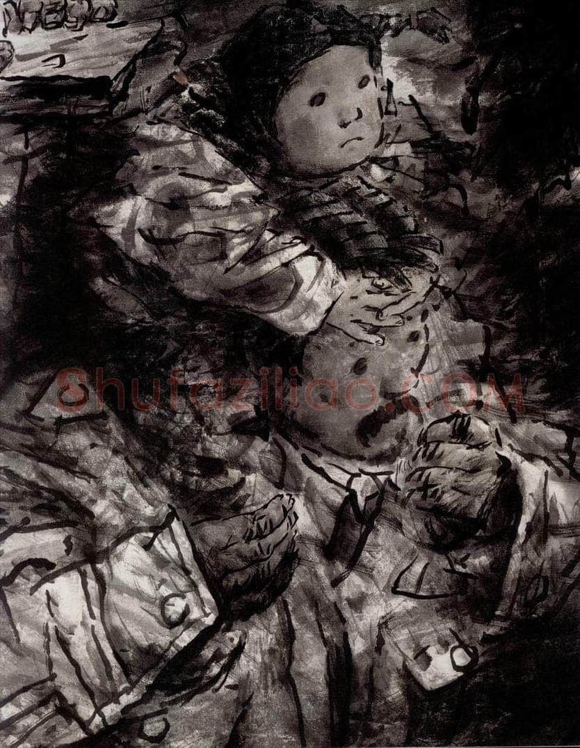 2002年 方增先 《家乡板凳龙》 书画作品
