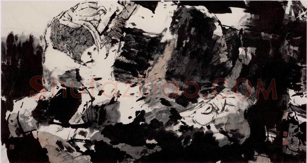 2005年 方增先 《旧梦》 书画作品
