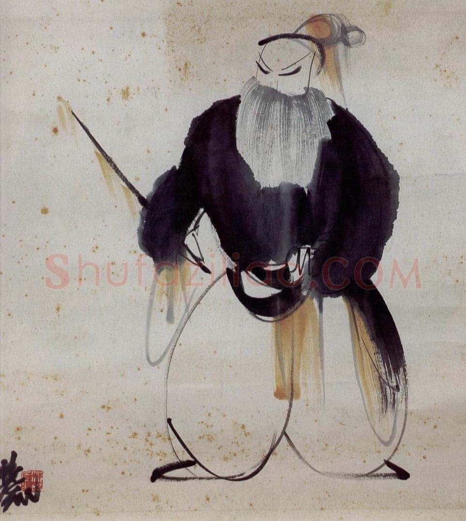 60年代 林风眠 《戏剧人物》 书画作品