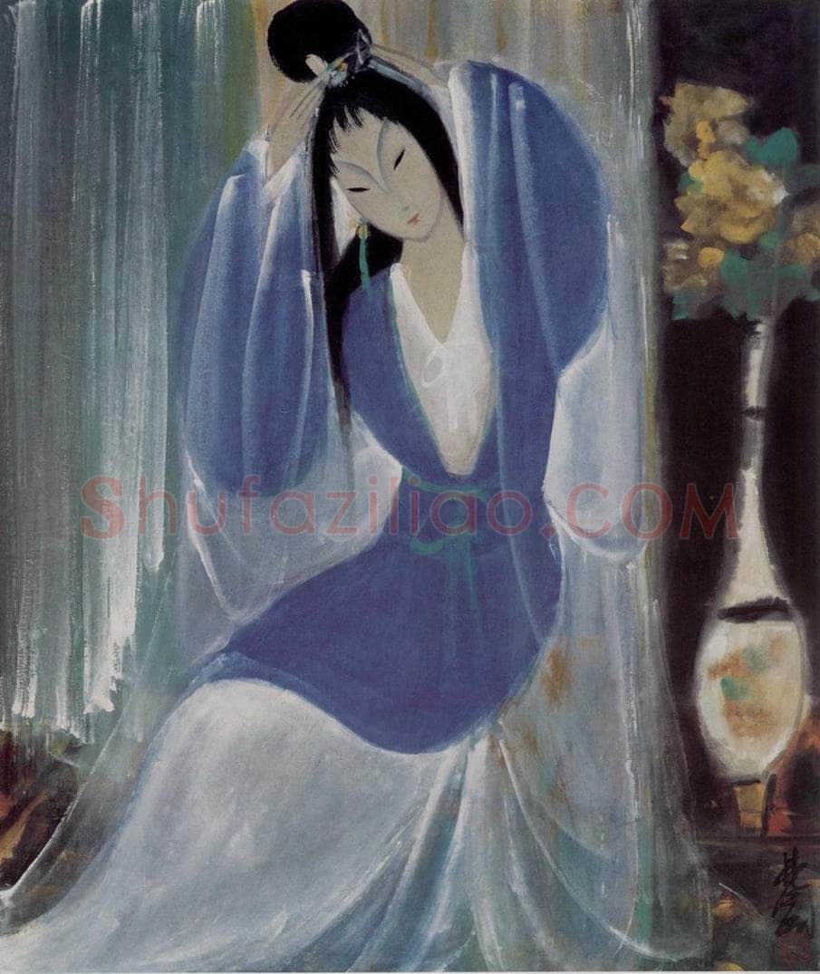 70年代 林风眠 《早晨》 书画作品
