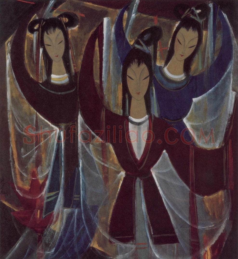 80年代 林风眠 《宝莲灯》 书画作品