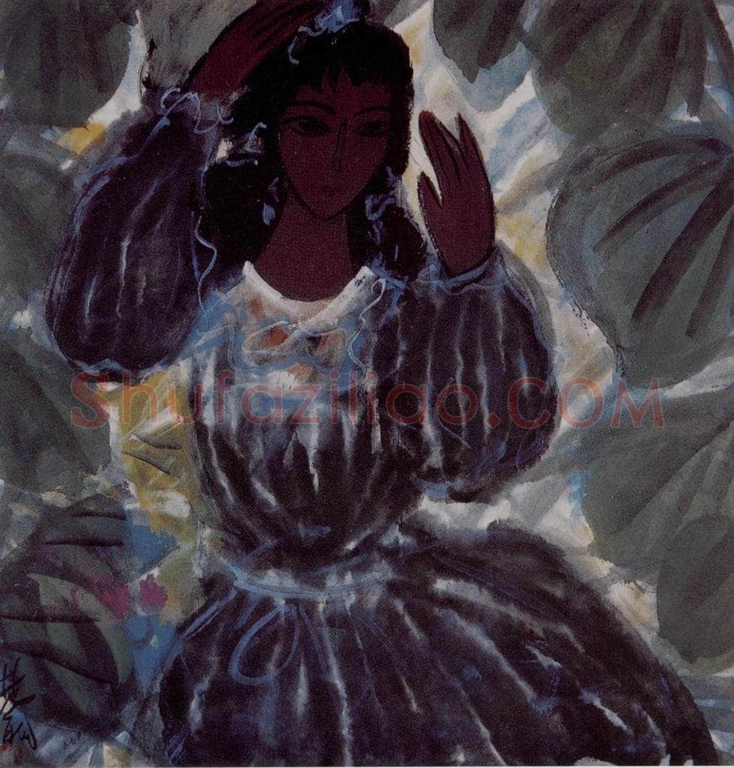 1989年 林风眠 《夏》 书画作品