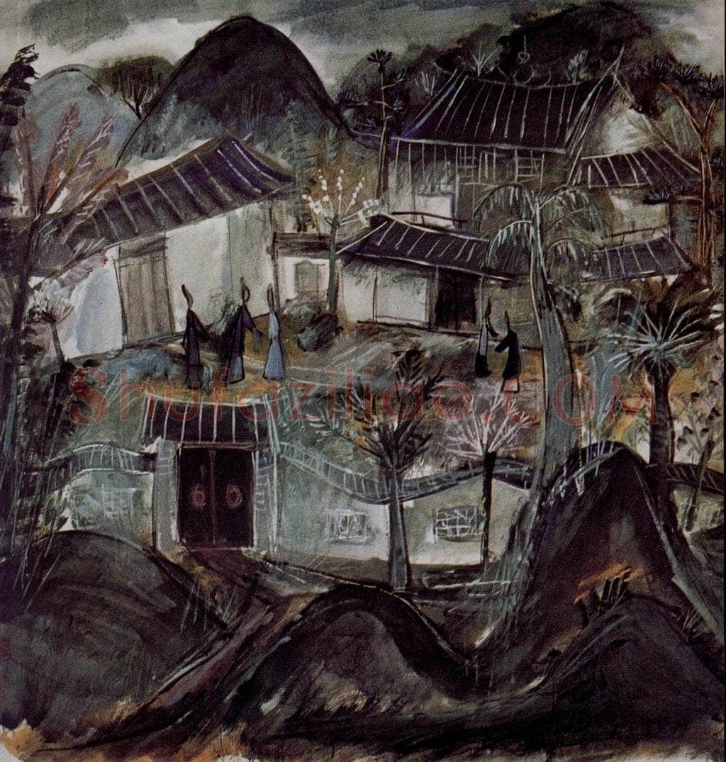 1964年 林风眠 《无题》 书画作品