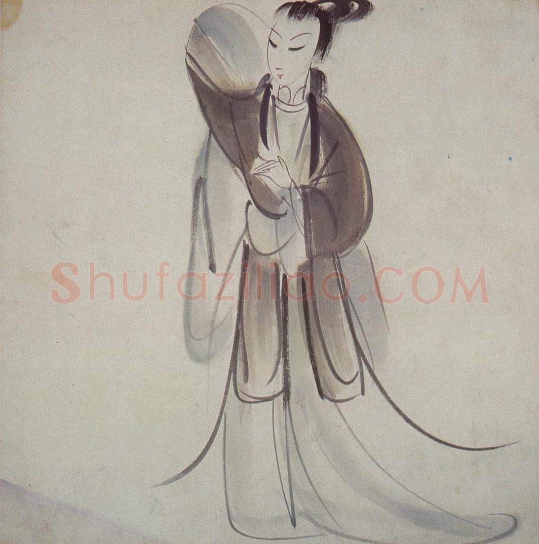 50年代 林风眠 《仕女》 书画作品
