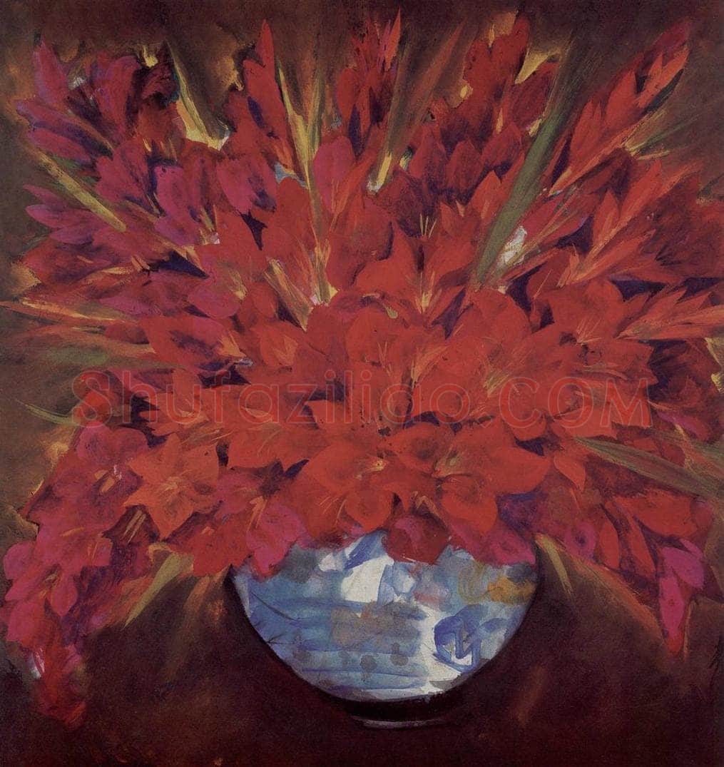 1961年 林风眠 《菖兰》 书画作品
