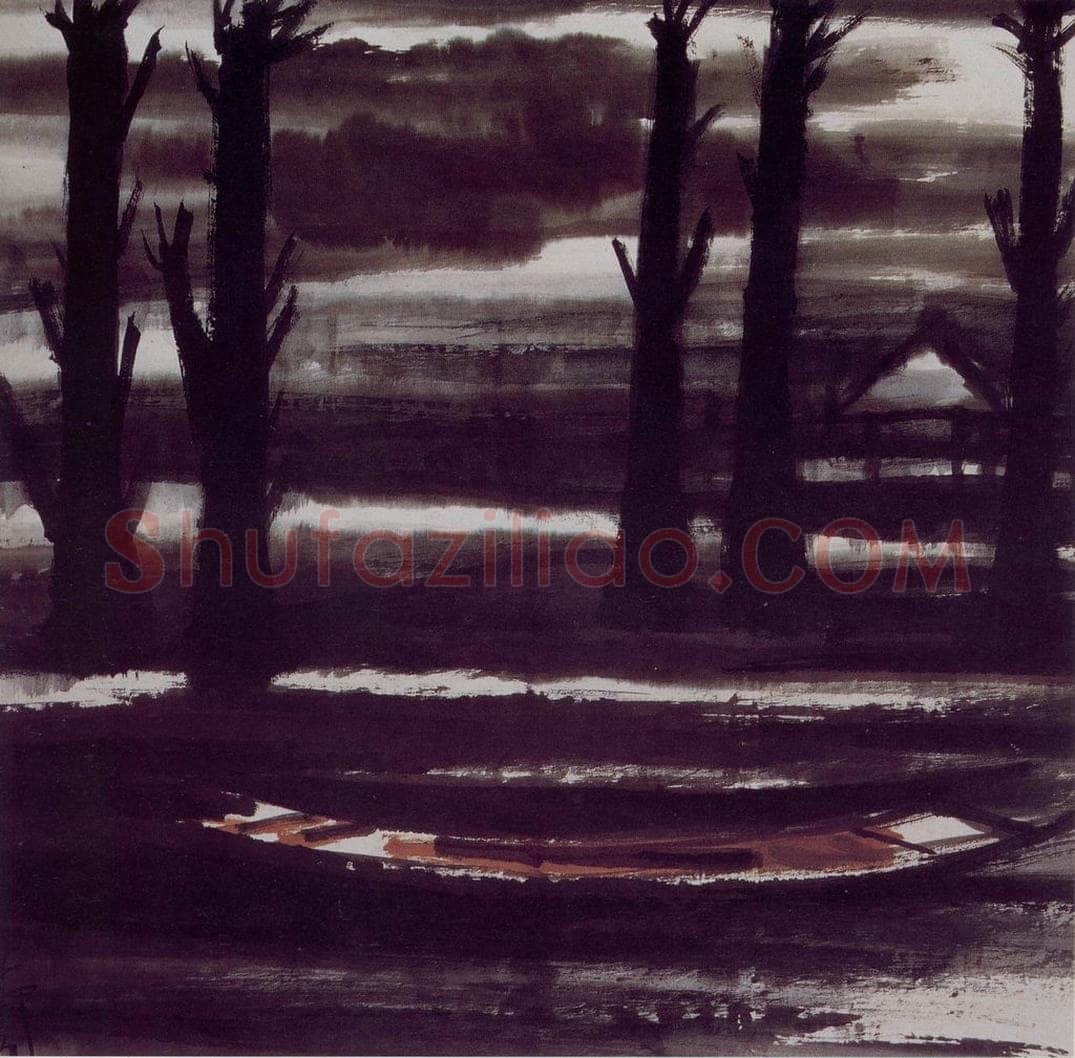1948年 林风眠 《冬》 书画作品