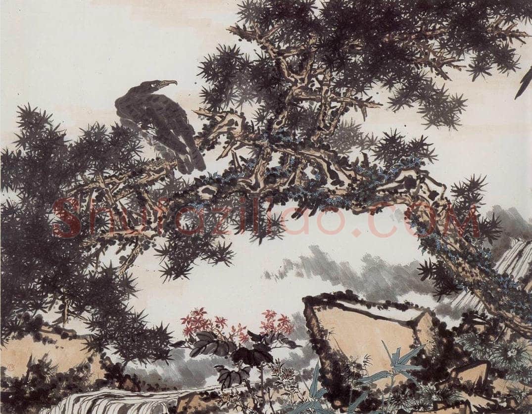 1964年 潘天寿 《光华旦旦图》 书画作品