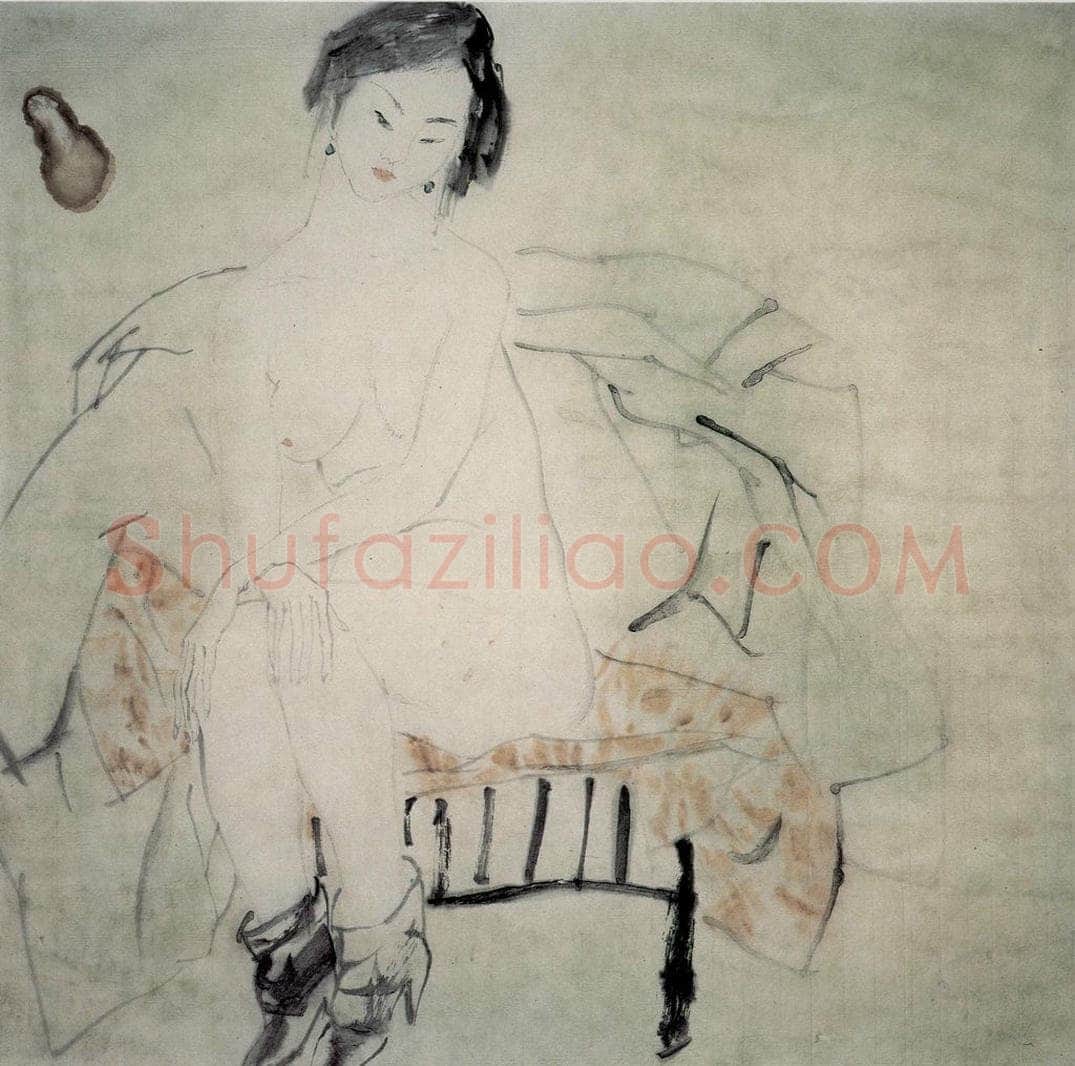 1986年 刘国辉 《人体》 书画作品