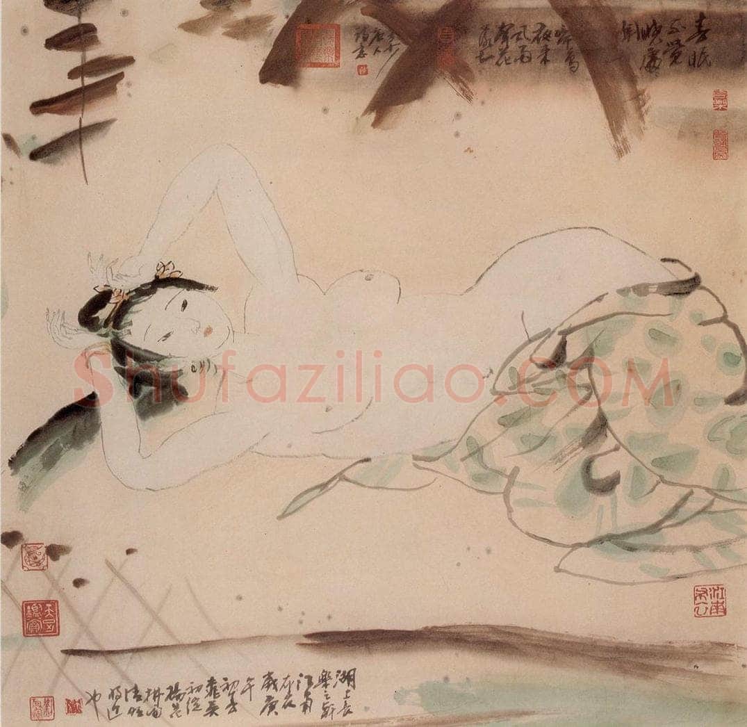 1988年 刘国辉 《人体》 书画作品