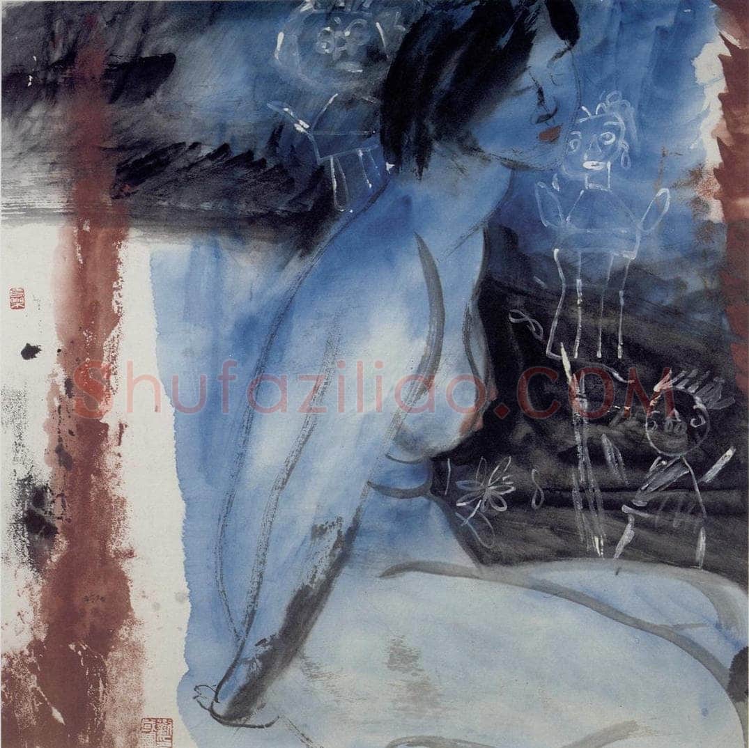 1988年 刘国辉 《人体》 书画作品