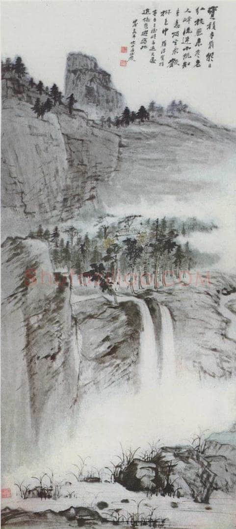 张大千 《宝积寺忆旧》 书画作品