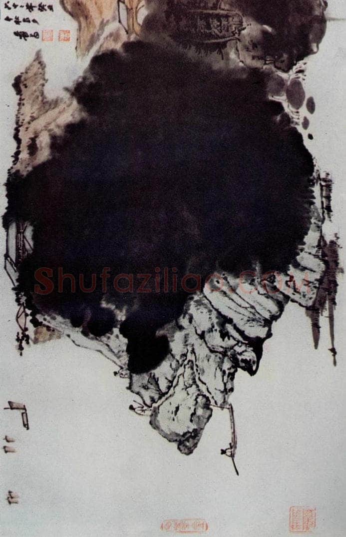 张大千 《江山觅句图》 书画作品