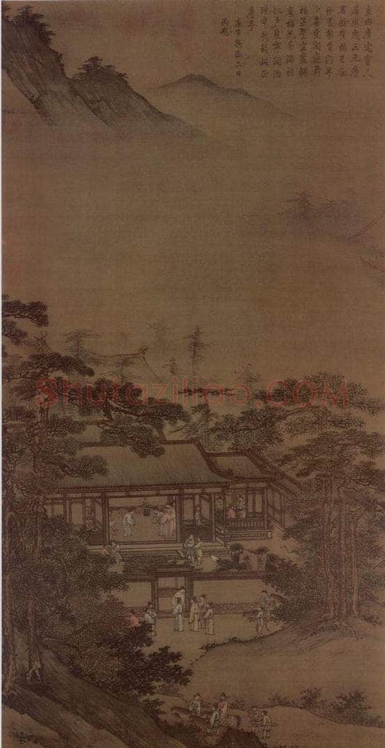 宋 佚名 岁朝图轴 书画作品