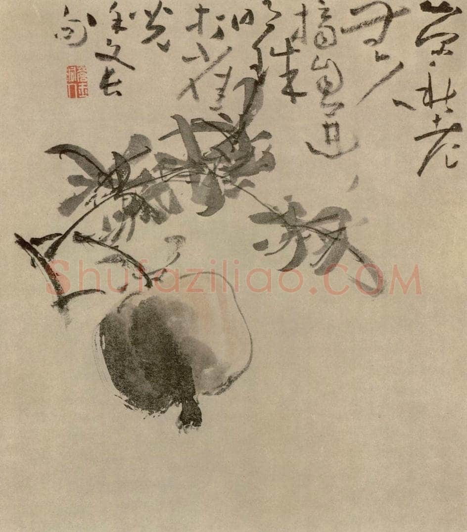 清 黄慎 石榴图册 书画作品