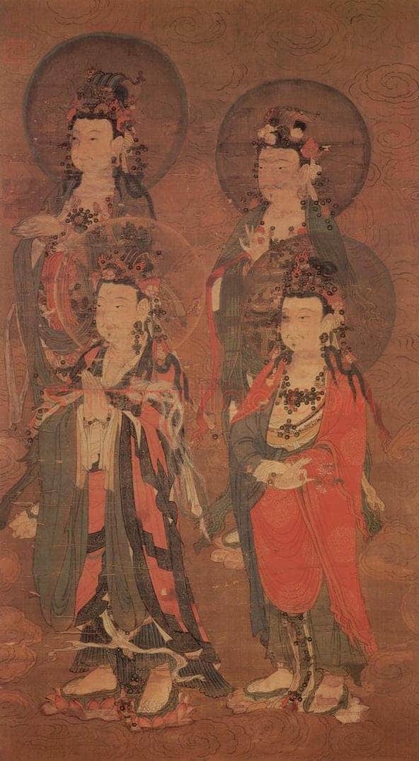 元  《说经图》 书画作品