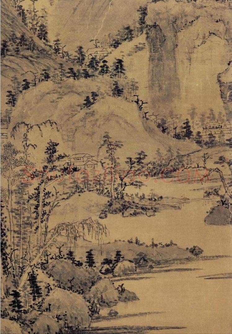 元 黄公望 九珠峰翠图 书画作品