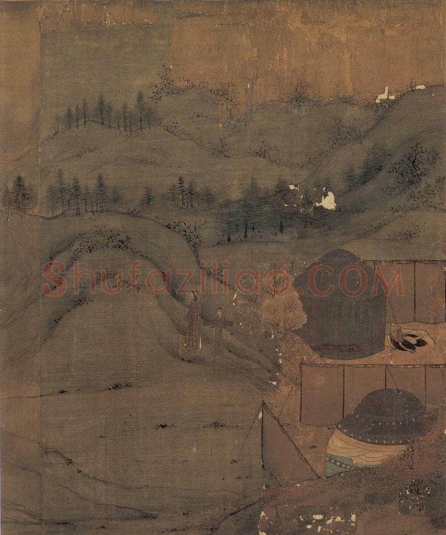 宋 李唐 《文姬归汉图》 书画作品