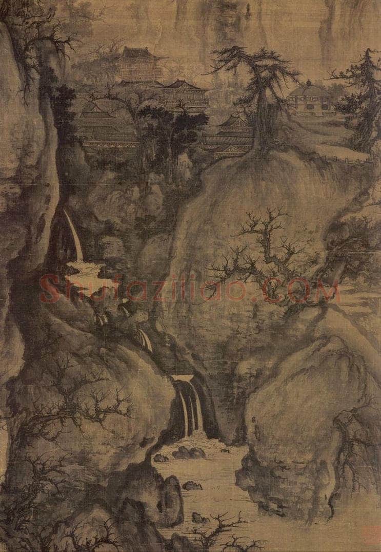 宋 郭熙 《早春图》 书画作品