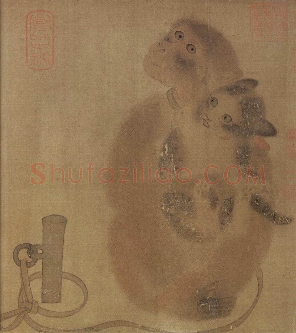北宋 易元吉 《侯猫图》 书画作品