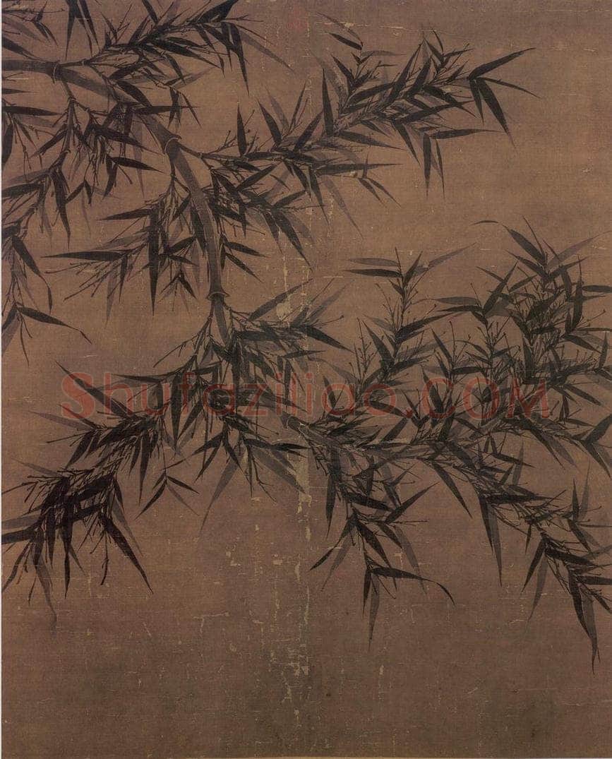 宋 文同 《墨竹》 书画作品