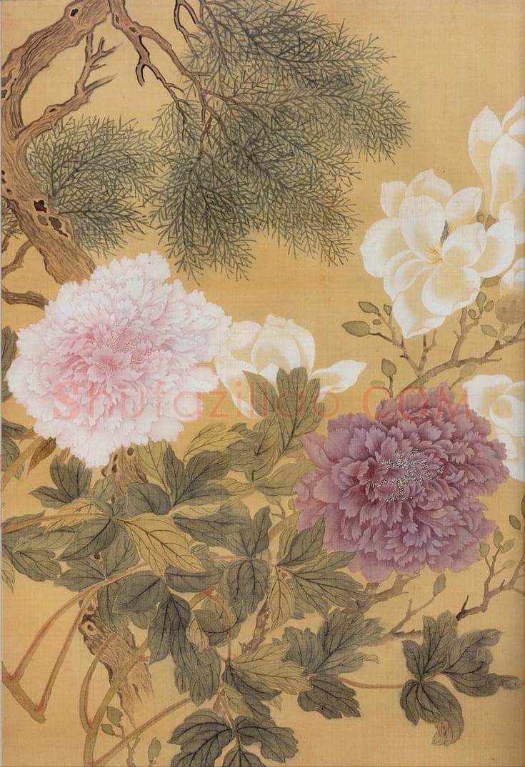 清 恽寿平 《花卉》 书画作品