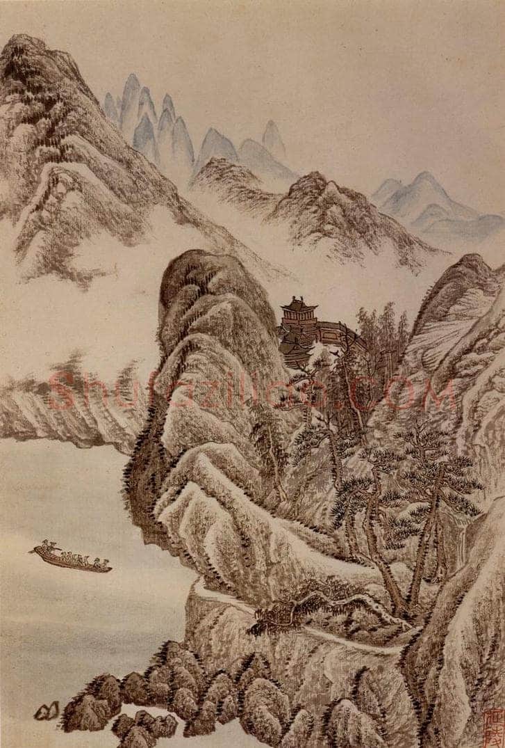 清 吴歴 《橅宋元人山水》 书画作品