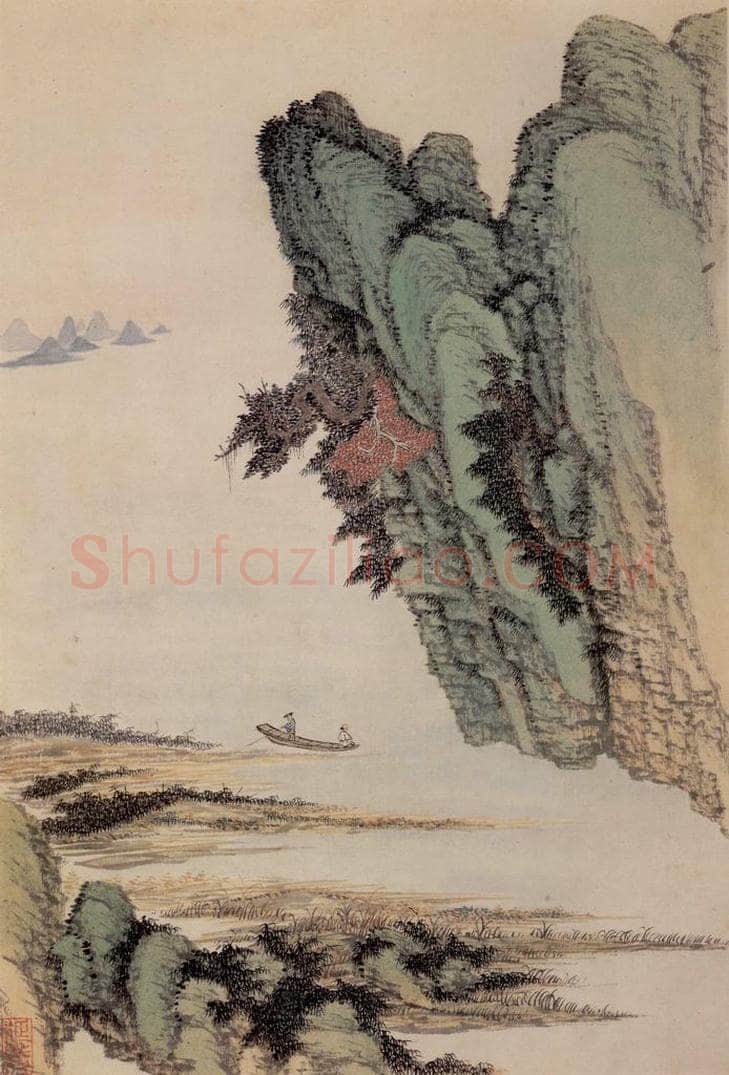 清 吴歴 《橅宋元人山水》 书画作品