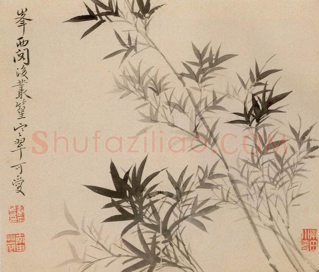 清 恽寿平 《画湖山小景》 书画作品