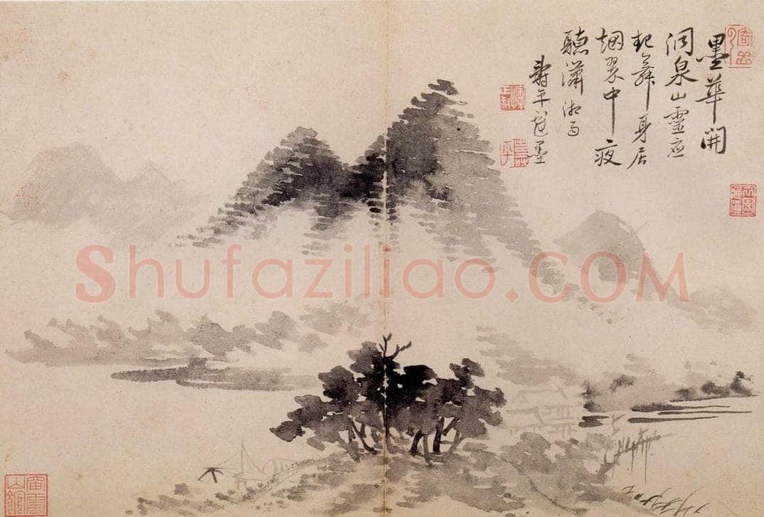 清 恽寿平 《写生墨妙》 书画作品